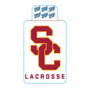 USC Trojans SC Interlock Lacrosse Sticker